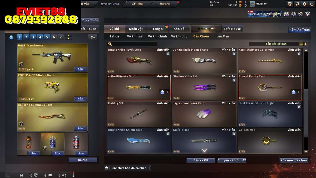 shop acc cf uy tin gia re